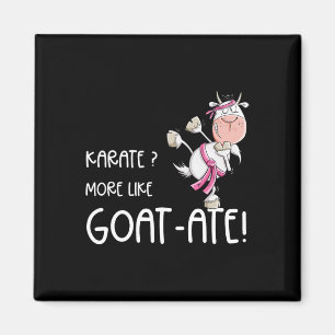 Imã Engraçado Karate Goat I Karate Pun Artes Marciais