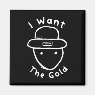 Imã Engraçado Leprechaun Amateur Sketch Meme St Patric