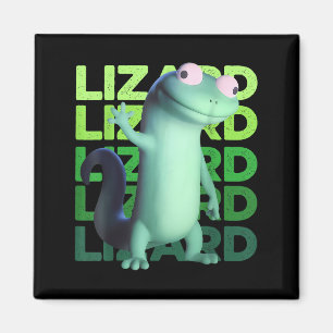 Imã Engraçado Lizard Meme Animal Men
