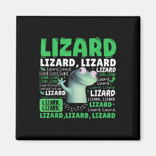 Imã Engraçado Lizard Meme Animal Men _1