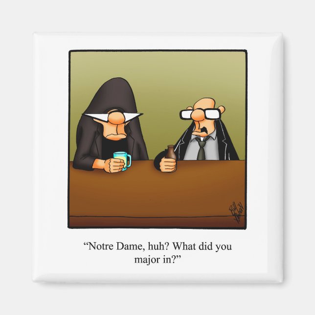 Imã Engraçado Magnet Humor Gift (Frente)