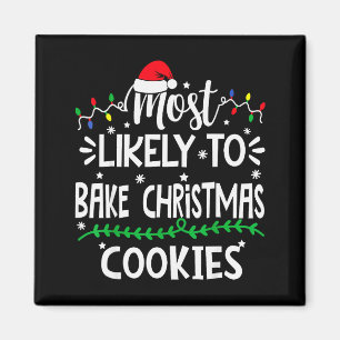 Imã Engraçado Mais Propenso a Fazer Biscoitos de Natal
