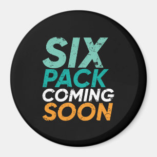 Imã Engraçado Malhação de Gym Seis Pacotes chegando