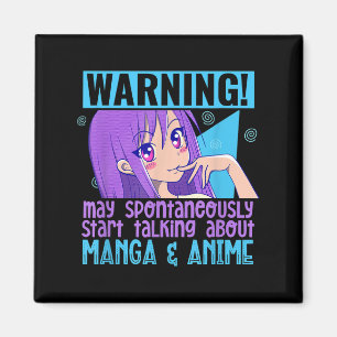 Imã Engraçado Manga Anime Lover Otaku Weeb Cita Anime
