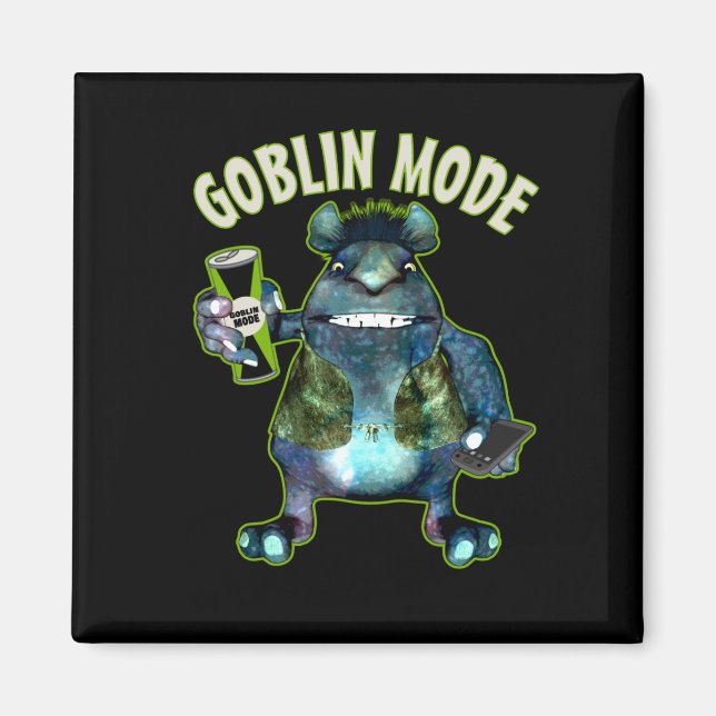 Imã Engraçado Modo Goblin Troll preguiçoso Slobbina an (Frente)
