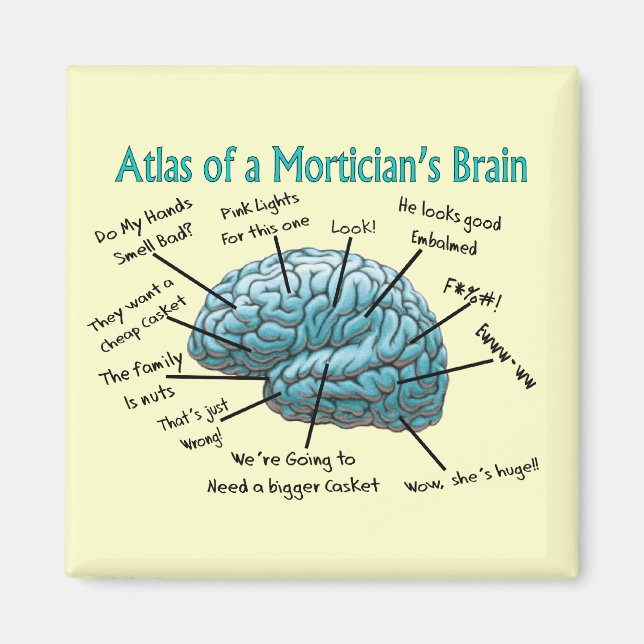 Imã Engraçado Mortican Gifts (Frente)