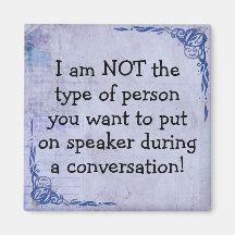 Engraçado Não Há Magneto De Telefone De Voz