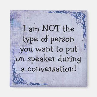 Imã Engraçado Não Há Magneto De Telefone De Voz