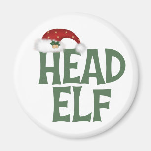 Imã Engraçado Natal Elf Magnet
