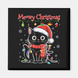 Imã Engraçado Natal Negro Natal Negro Luzes de Natal P