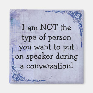 Imã Engraçado nenhum ímã do Speakerphone