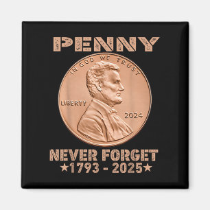 Imã Engraçado Nunca Esquecer A Moeda Da Penny 1 Centav