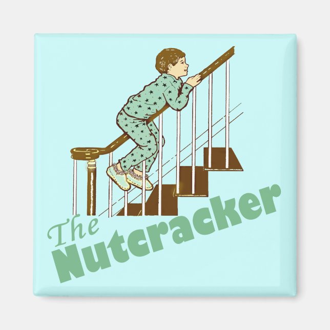 Imã Engraçado Nutcracker de Natal (Frente)