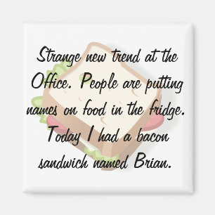 Imã Engraçado Office Fridge