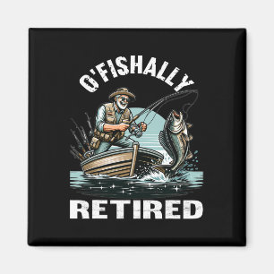 Imã Engraçado O'fishally Reformado Tee Para Aposentar