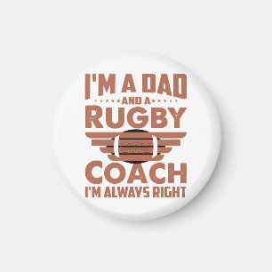 Imã Engraçado Pai de Rugby e treinador de Rugby
