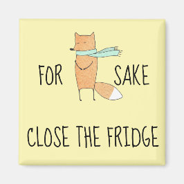 Imã Engraçado Para Fox Sake Feche O Fecho