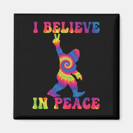 Imã Engraçado Pé Grande Eu Acredito Em Paz