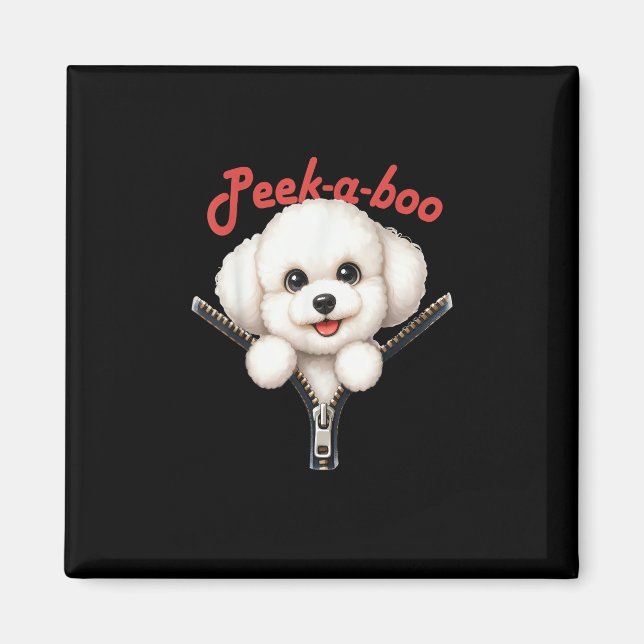 Imã Engraçado - Peekaboo Halloween (Frente)