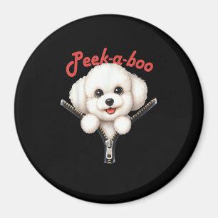 Imã Engraçado - Peekaboo Halloween