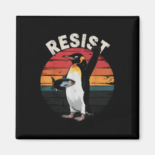 Imã Engraçado Pinguim Resiste Protesto Contra Humor Ta