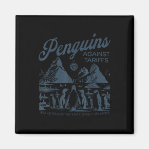 Imã Engraçado Pinguins Contra Tarifas Heard Island Pen