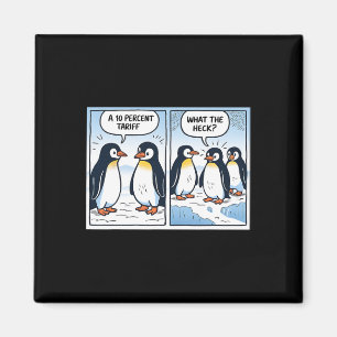 Imã Engraçado Pinguins Tarifas 10% Sarcasmo Político
