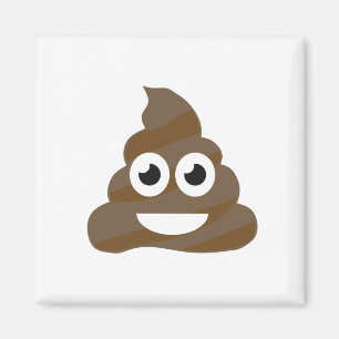 Imã Engraçado Poop Emoji
