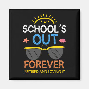 Imã Engraçado Pré-Escolar Professor aposentado apose