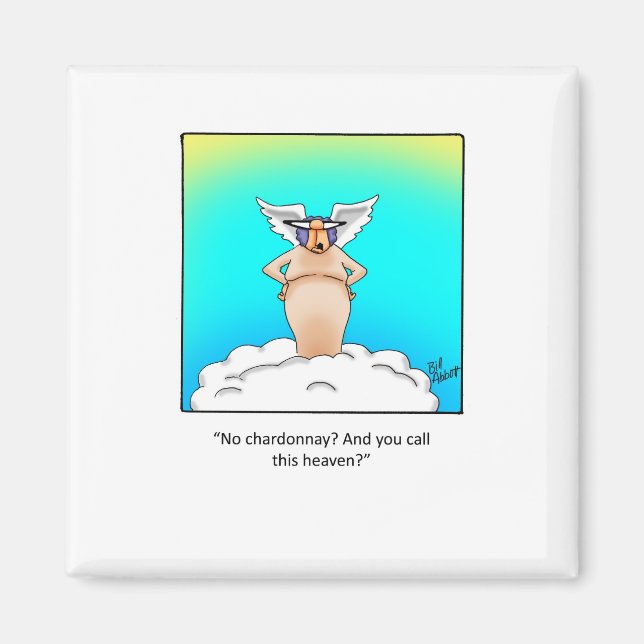 Imã Engraçado presente de vinho! (Frente)