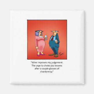 Imã Engraçado presente de vinho!