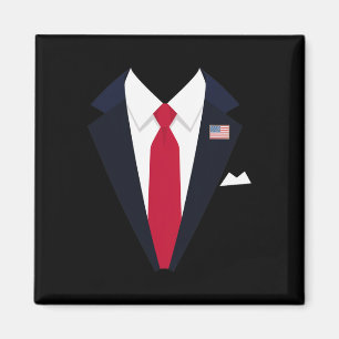 Imã Engraçado Presidente Americano Trump Suit Fácil Cu