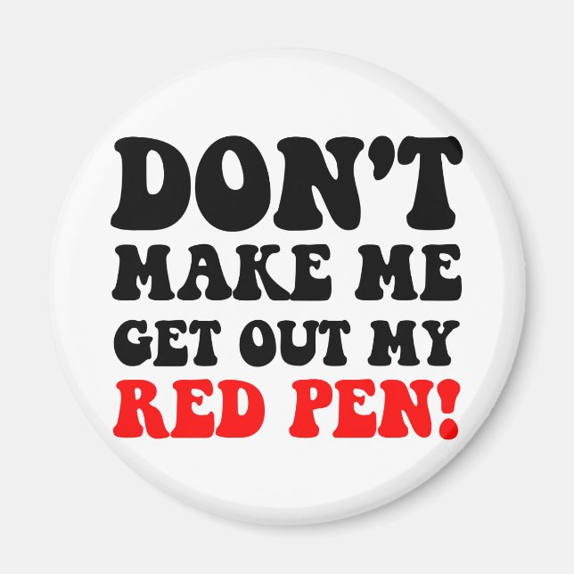 Imã Engraçado professor (Frente)