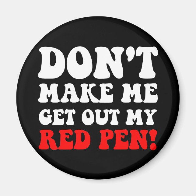 Imã Engraçado professor (Frente)