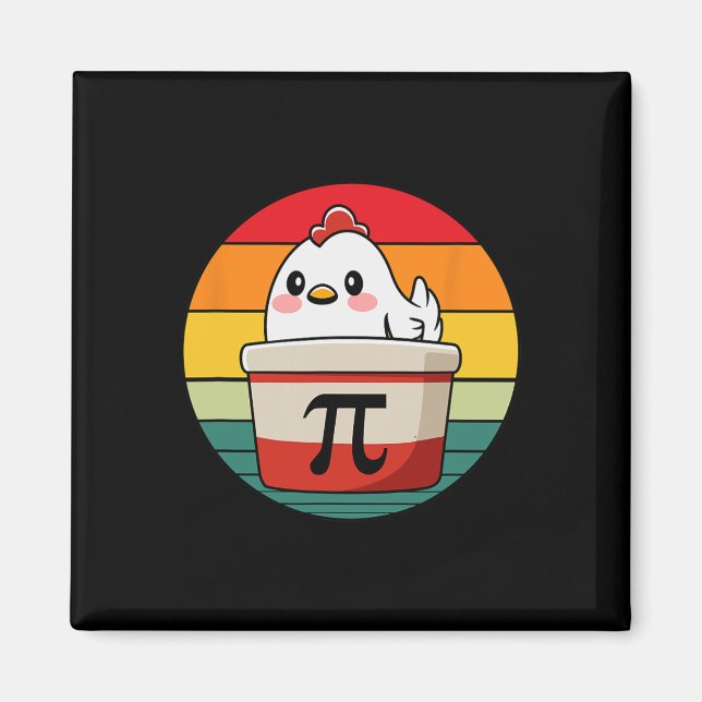 Imã Engraçado Professor de Ciência da Matemática Pi Da (Frente)