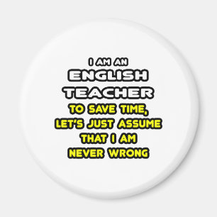 Imã Engraçado professor inglês T-Shirts e presentes