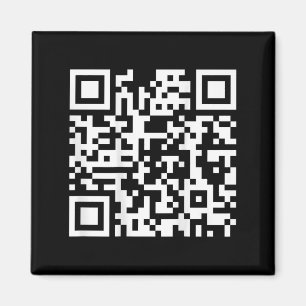 Imã Engraçado Qr Fck Você Codifique Dedo Médio Sayi
