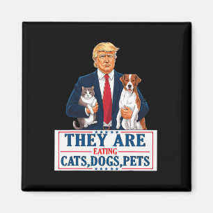 Imã Engraçado que eles estão comendo os cães os gatos