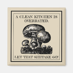 Imã Engraçado Que Esse Shiitake Seja Personalizado