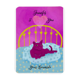 Ímã Engraçado Que Te Corto De Gato Personalizado