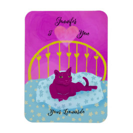 Ímã Engraçado Que Te Corto De Gato Personalizado