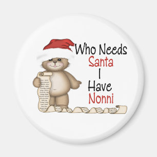 Imã Engraçado quem precisa o papai noel Nonni