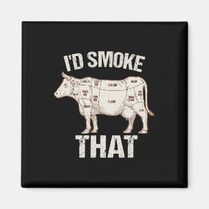 Imã Engraçado Sarcástico Chef Butcher Cook Churrasco E