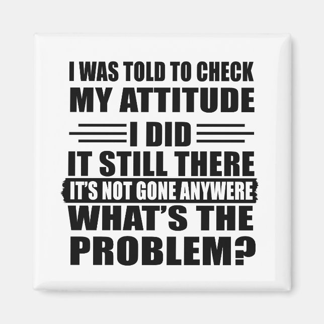 Imã Engraçado sarcástico cita humor sarcasmo introvert (Frente)