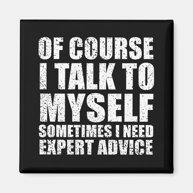 Imã Engraçado sarcástico cita sarcasmo humorístico (Frente)