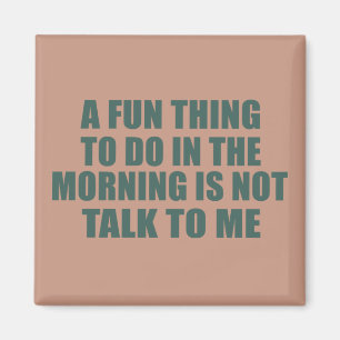 Imã Engraçado sarcástico diz aspas introvertidas