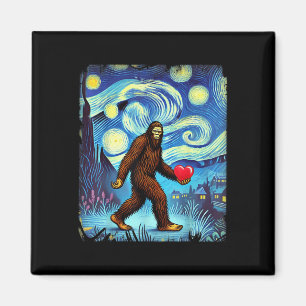 Imã Engraçado Sasquatch Bigfoot Heart Dias de os namor