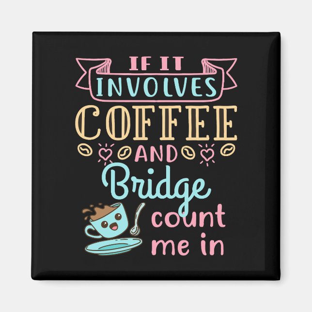 Imã Engraçado se envolve café e ponte (Frente)