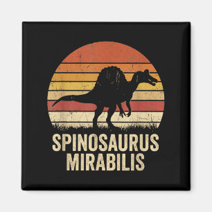 Imã Engraçado Spinosaurus Dinossauro Vintage Spinosaur