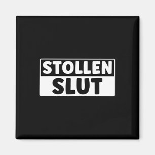 Imã Engraçado Stollen Natal Xmas Stollen Lover